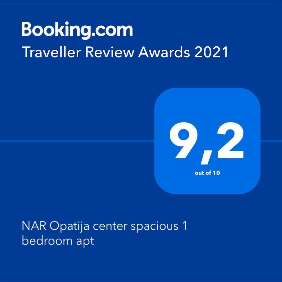 "Nar" Opatija Center Spacious 1 Bedroom Apt Zewnętrze zdjęcie