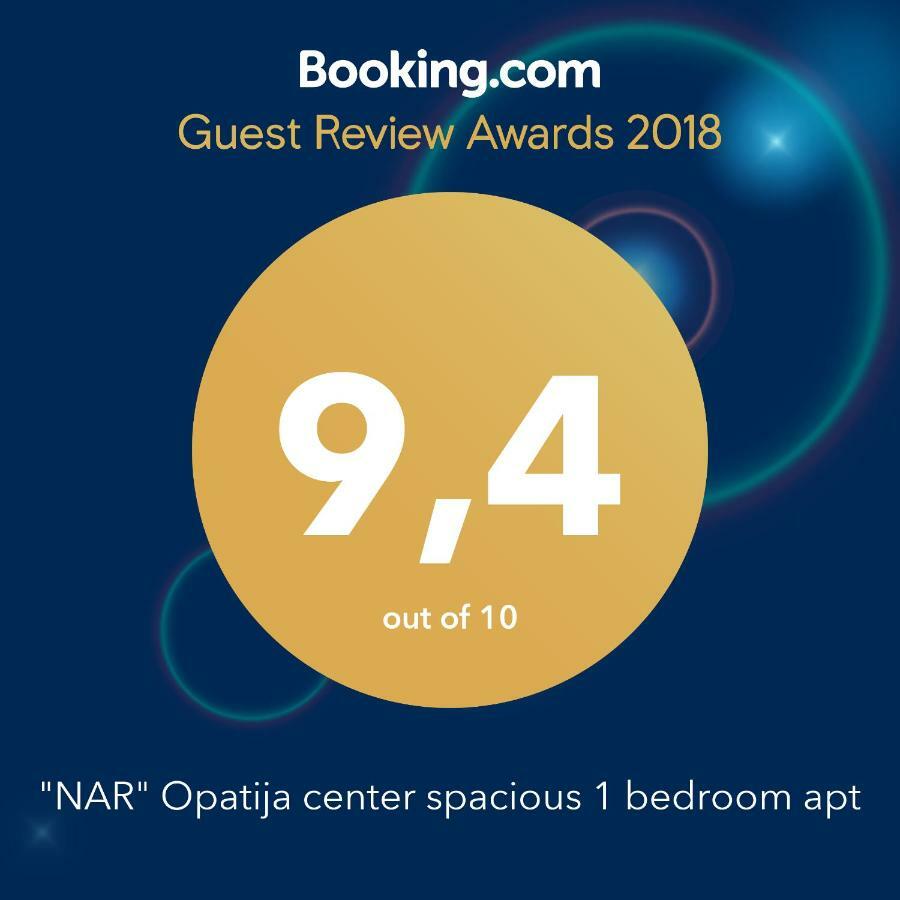 "Nar" Opatija Center Spacious 1 Bedroom Apt Zewnętrze zdjęcie